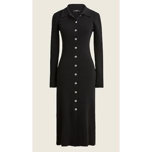 J. Crew Black Long Sleeve Dress